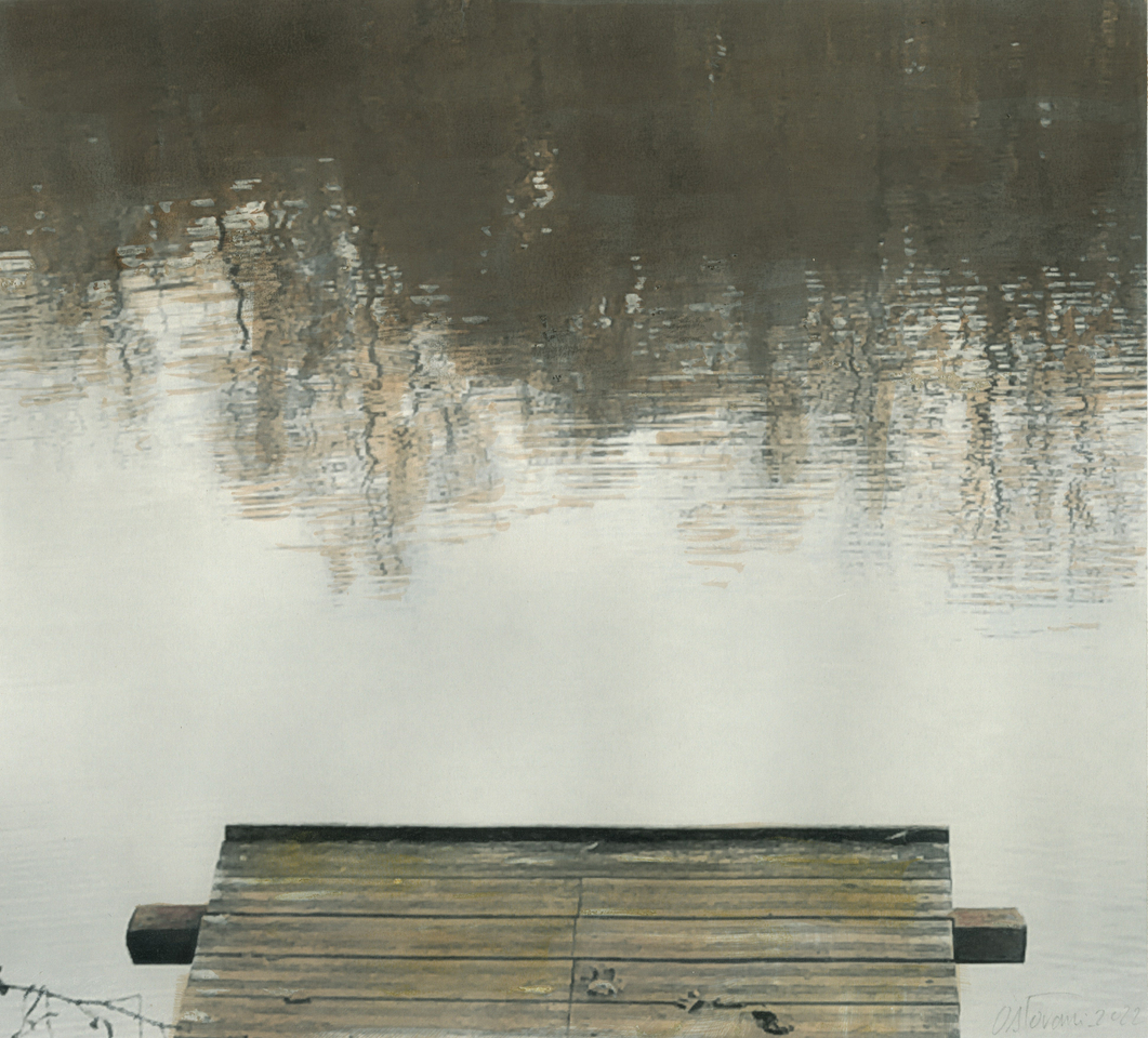 Farhad Ostovani, REFLET DANS L’EAU - 04, 2022