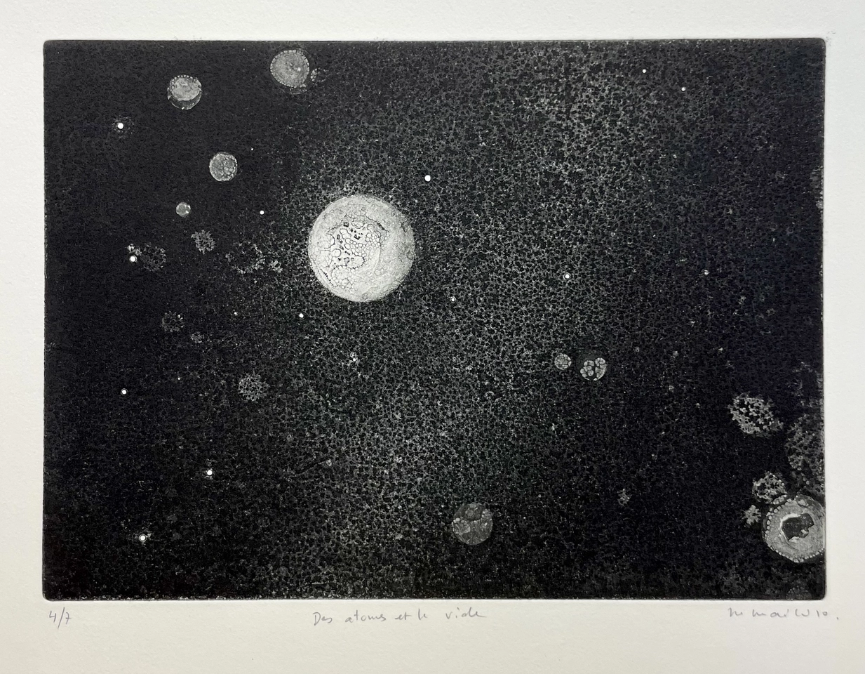 Maurice Maillard, Des Atomes et le vide , 2010