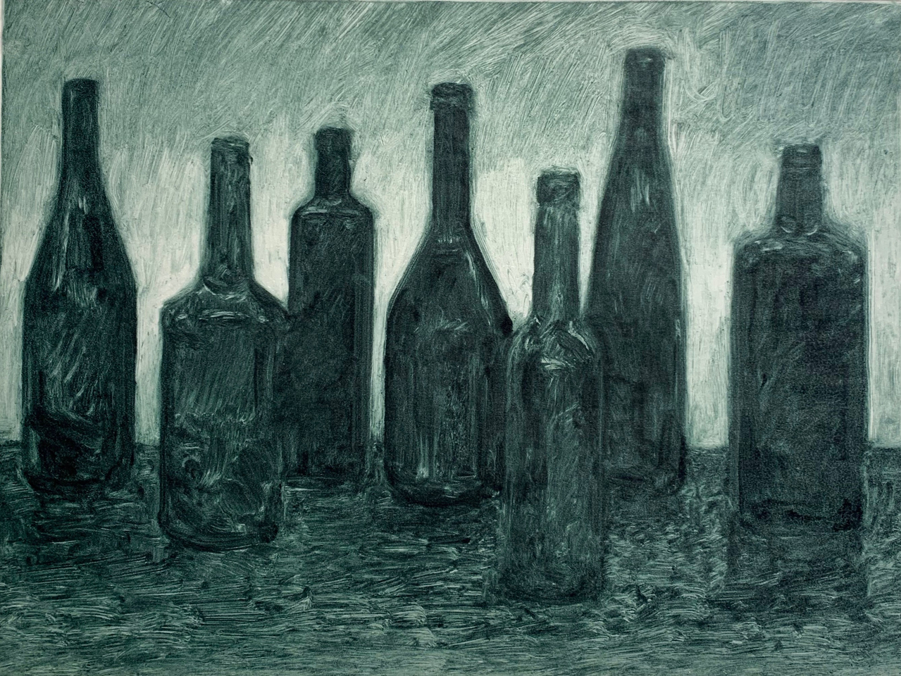 Nicolas Sage, Sept bouteilles, 2024