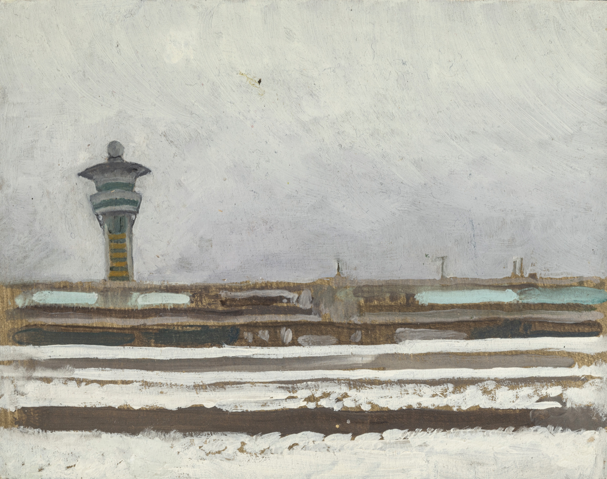 Charles-Élie Delprat, Orly sous la neige, 2019