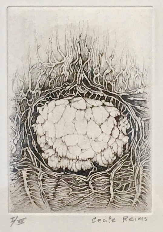 Cécile Reims, D'un Lointain passé - Gravure #1, 2017