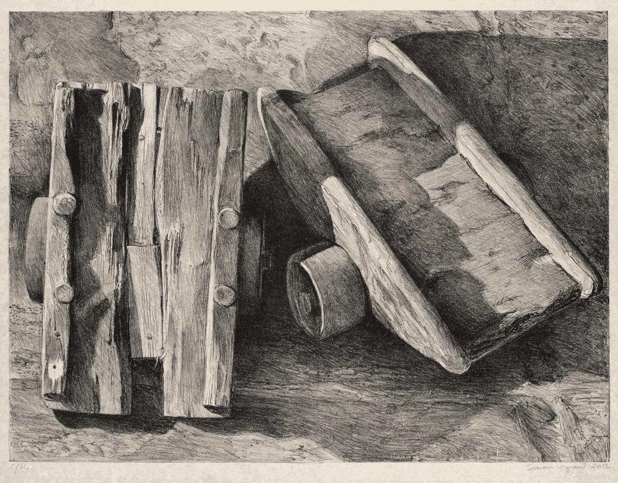 Simon Vignaud, Sans titre (Lithographie), 2012