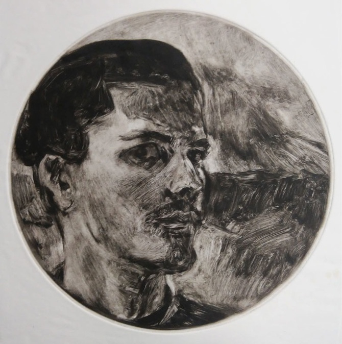 Nicolas Sage, Autoportrait au Pic Saint-Loup, 2017