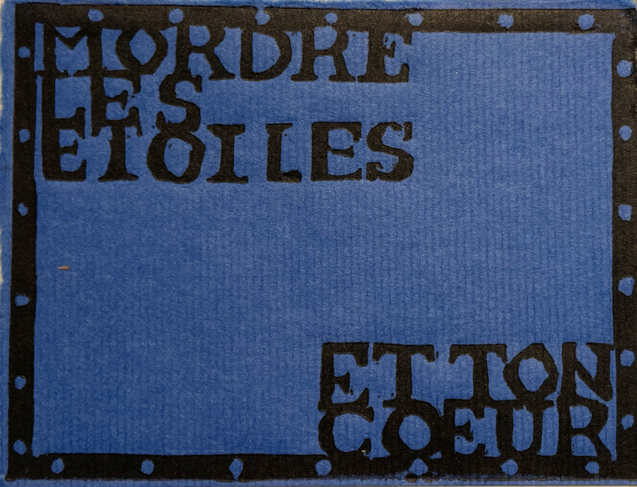 Delphine D. Garcia, Mordre les étoiles et ton cœur, 2025