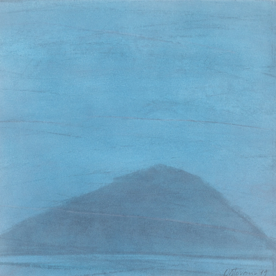 Farhad Ostovani, Montagne en bleu #5, 2019