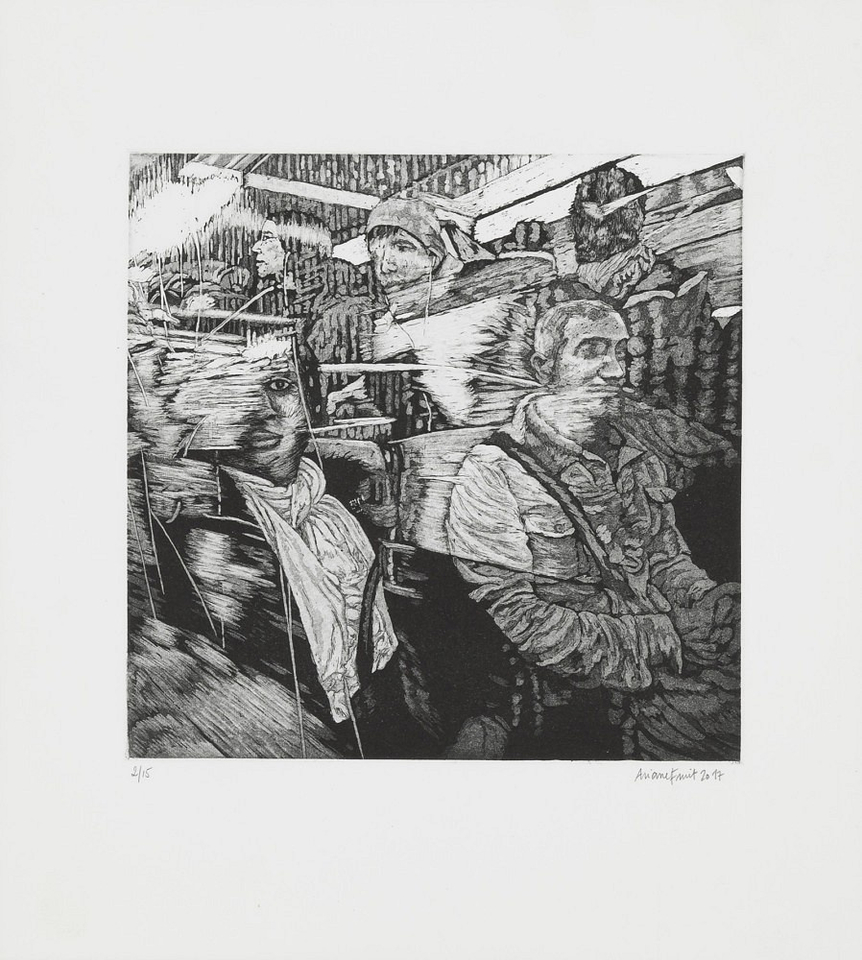 Ariane Fruit, Passagers - RER B (2), 2017