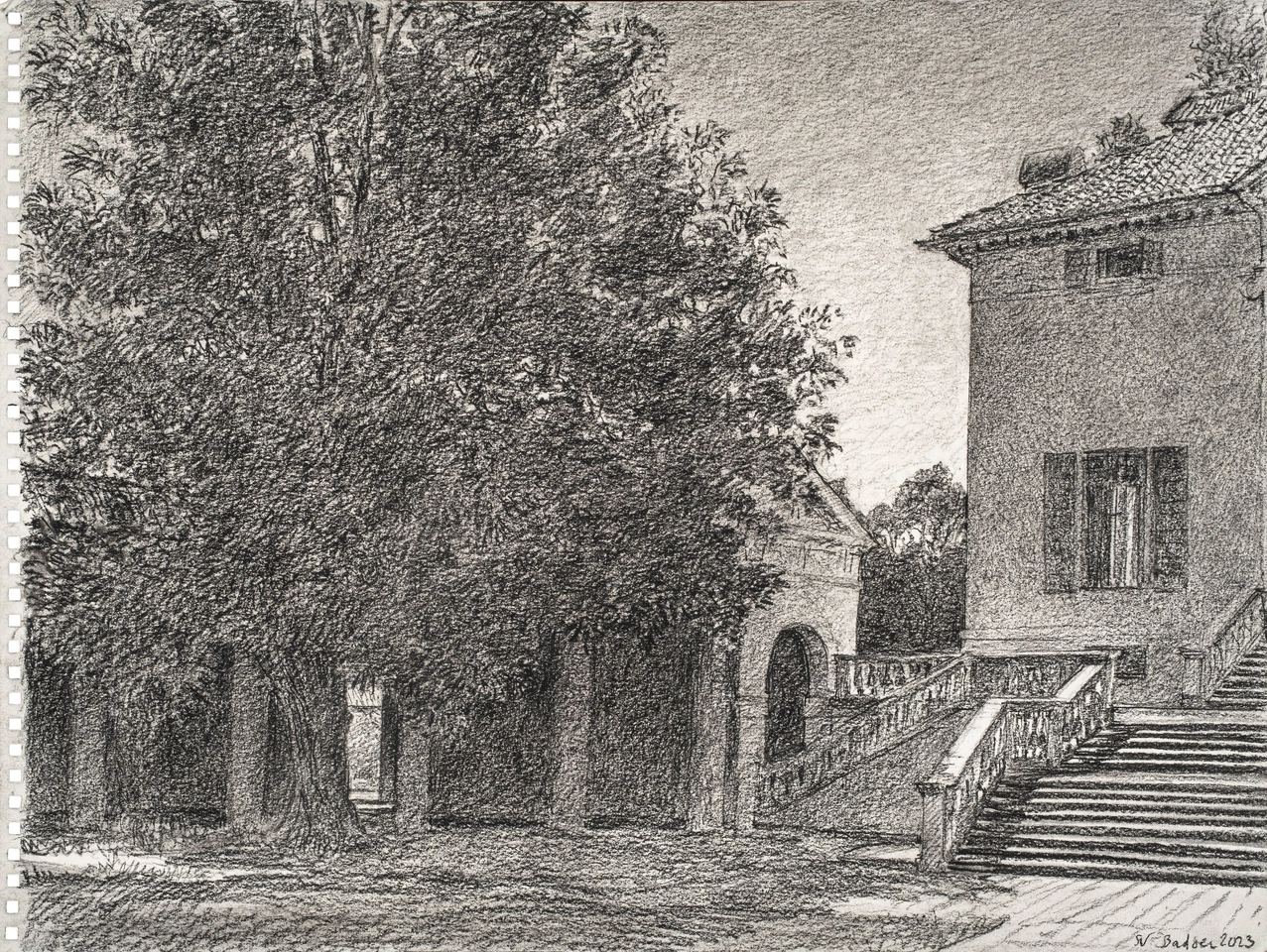 Simon Vignaud, Villa Badoer, Ferrara, 2023