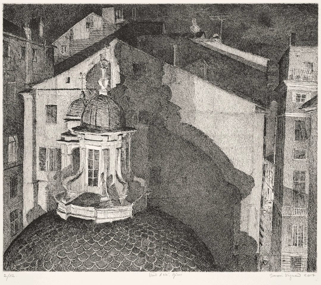 Simon Vignaud, Nuit d'été, Gênes, 2017