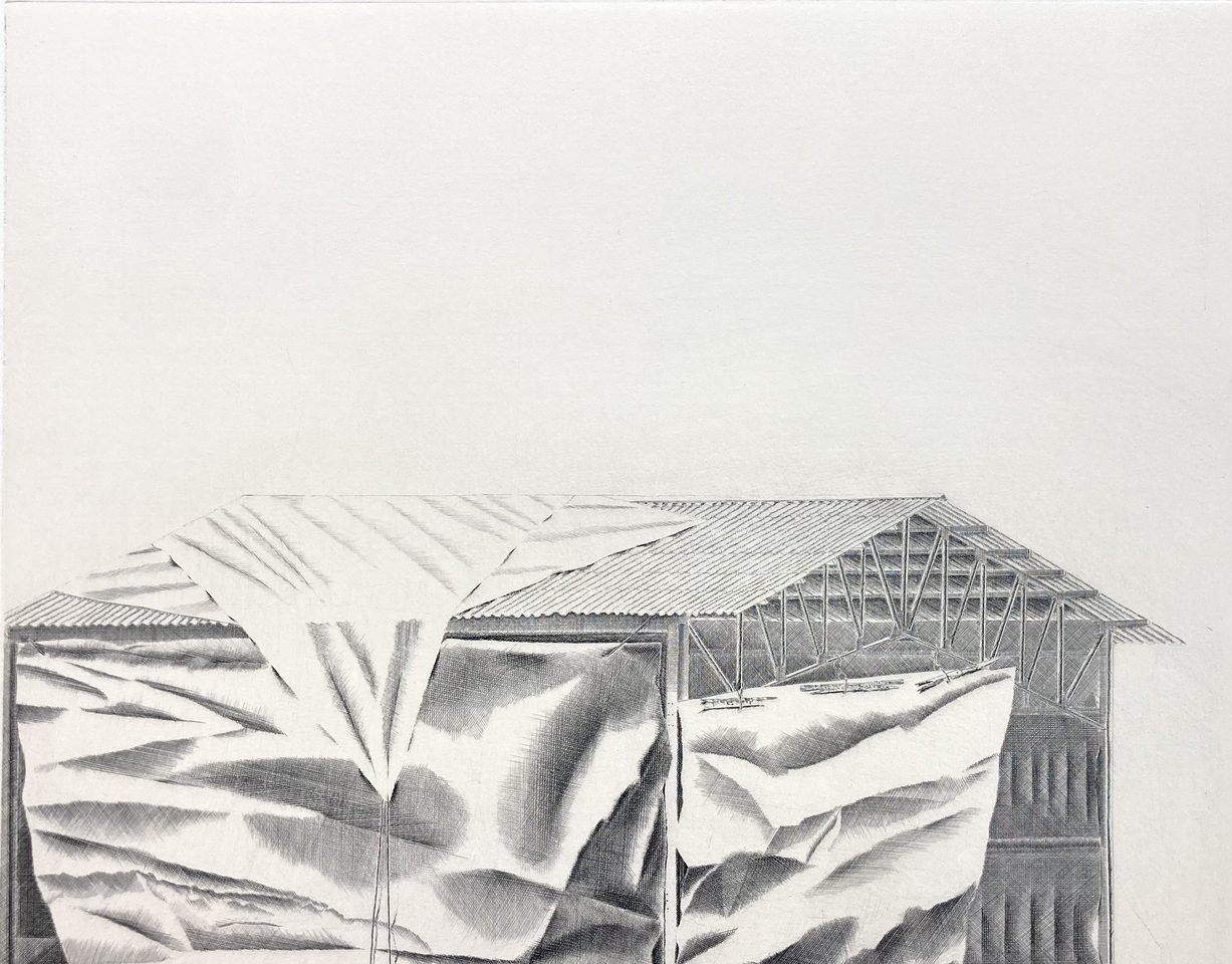 Jacques Muron, La Maison froissée, 2015