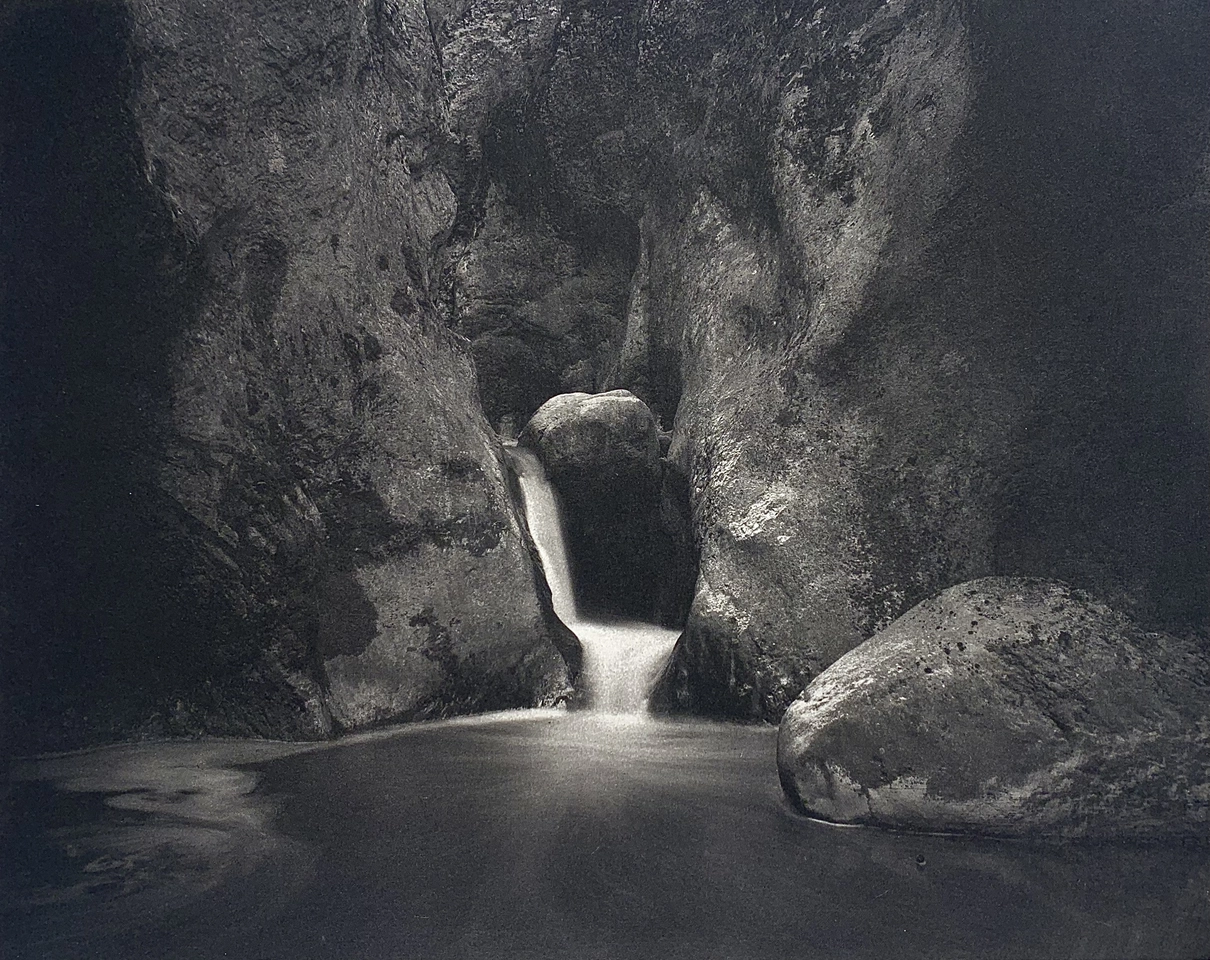 Jon Goodman, Waterfall, Gorge of the Covatannaz, 1981