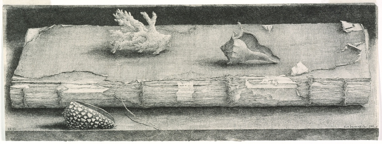 Érik Desmazières, Registre et coquillages, 2002