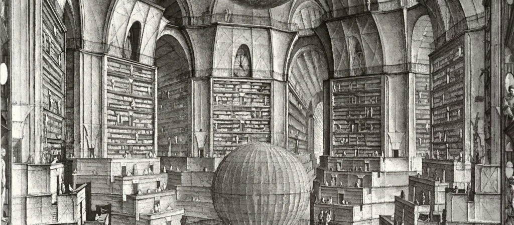 Érik Desmazières - La Salle des planètes, 1998 (détail).