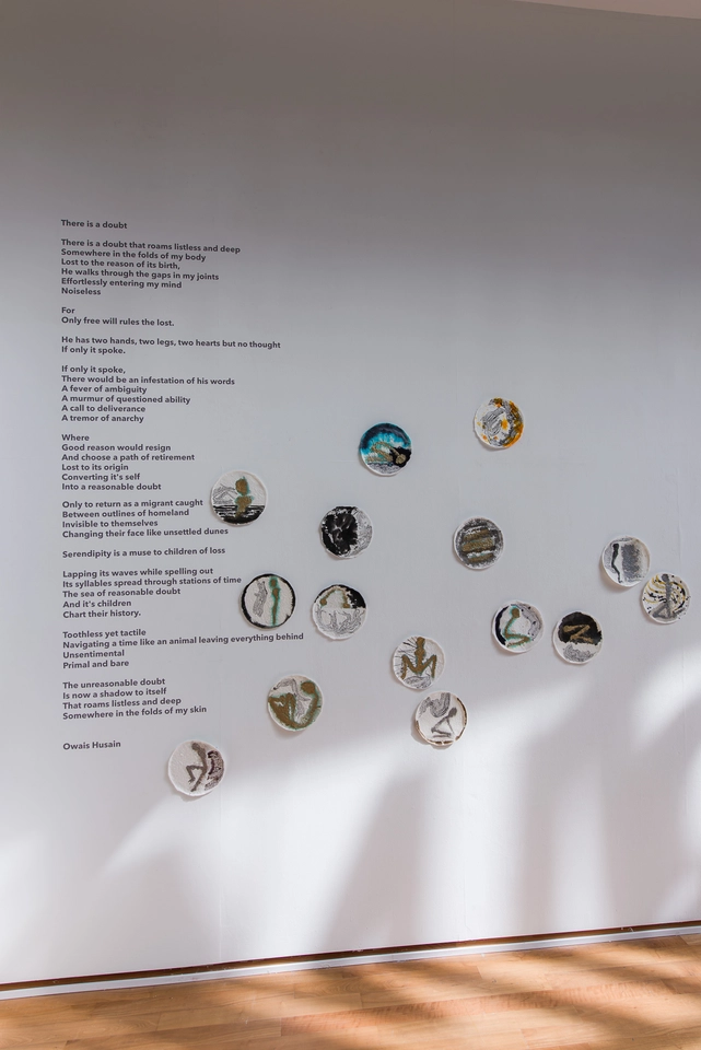 There is a Doubt poem and wall installation, House of Cards, ICA Singapore, Praxis Sapce.