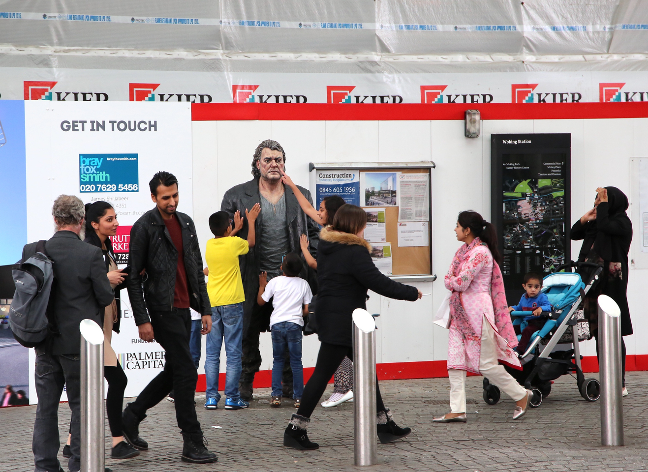 'The Wanderer' Woking High Street, outside station