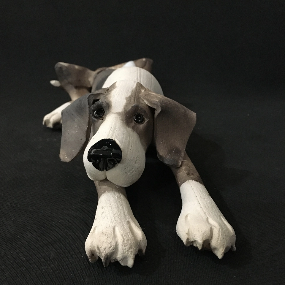 Virginia Dowe Edwards, Small dog lying