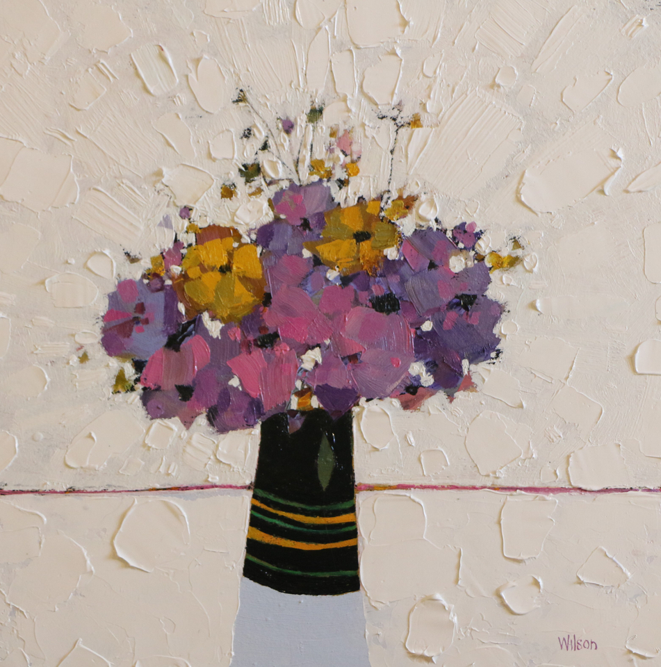 Gordon Wilson, A pretty of pansies, 2022