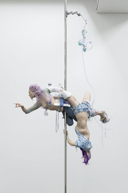 Cajsa von Zeipel, X Plus X Equals x, 2021. Installation view in Journey Through A Body, Kunsthalle Düsseldorf, Düsseldorf, Germany. Photo: Katja Illner.