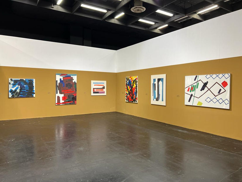 Installation view, Art Cologne 2022, Duo show by Willem Hussem and Paul Beumer