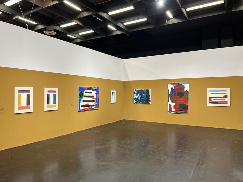 Installation view, Art Cologne 2022, Duo show by Willem Hussem and Paul Beumer
