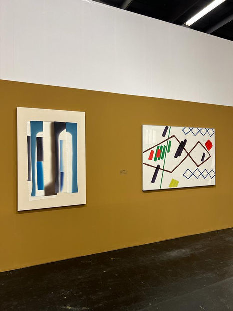 Installation view, Art Cologne 2022, Duo show by Willem Hussem and Paul Beumer