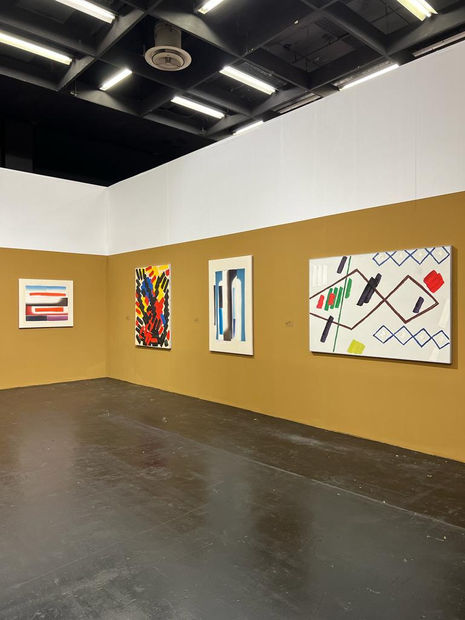 Installation view, Art Cologne 2022, Duo show by Willem Hussem and Paul Beumer