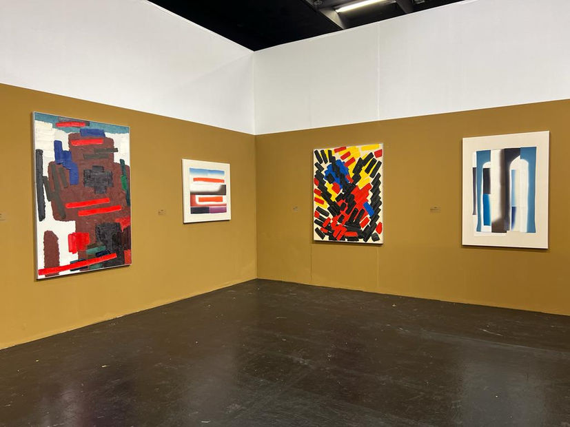 Installation view, Art Cologne 2022, Duo show by Willem Hussem and Paul Beumer