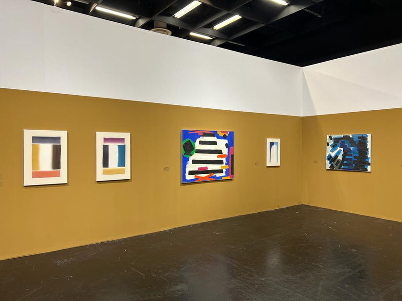 Installation view, Art Cologne 2022, Duo show by Willem Hussem and Paul Beumer