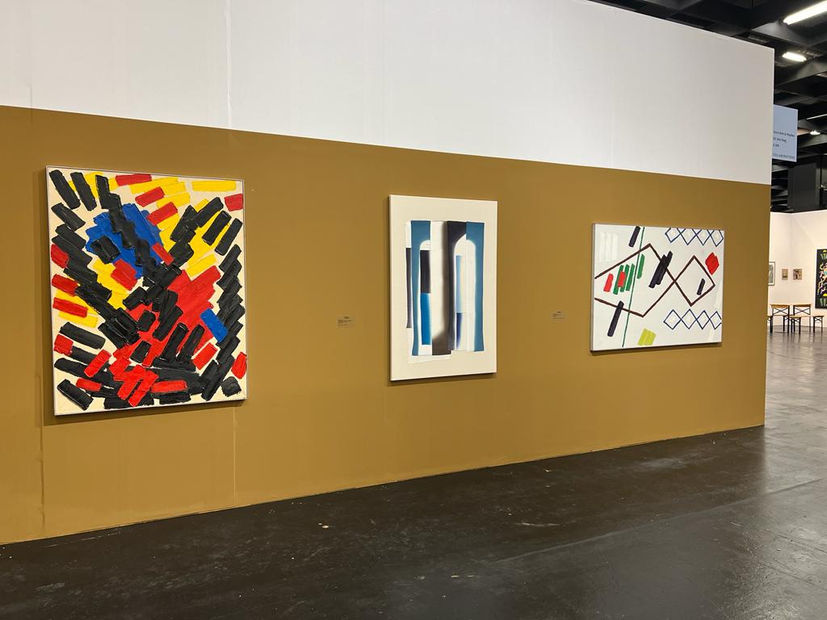 Installation view, Art Cologne 2022, Duo show by Willem Hussem and Paul Beumer
