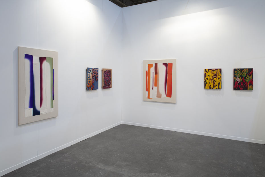 Installation view, Zona Maco 2022, Duo show by Alejandra Venegas and Paul Beumer