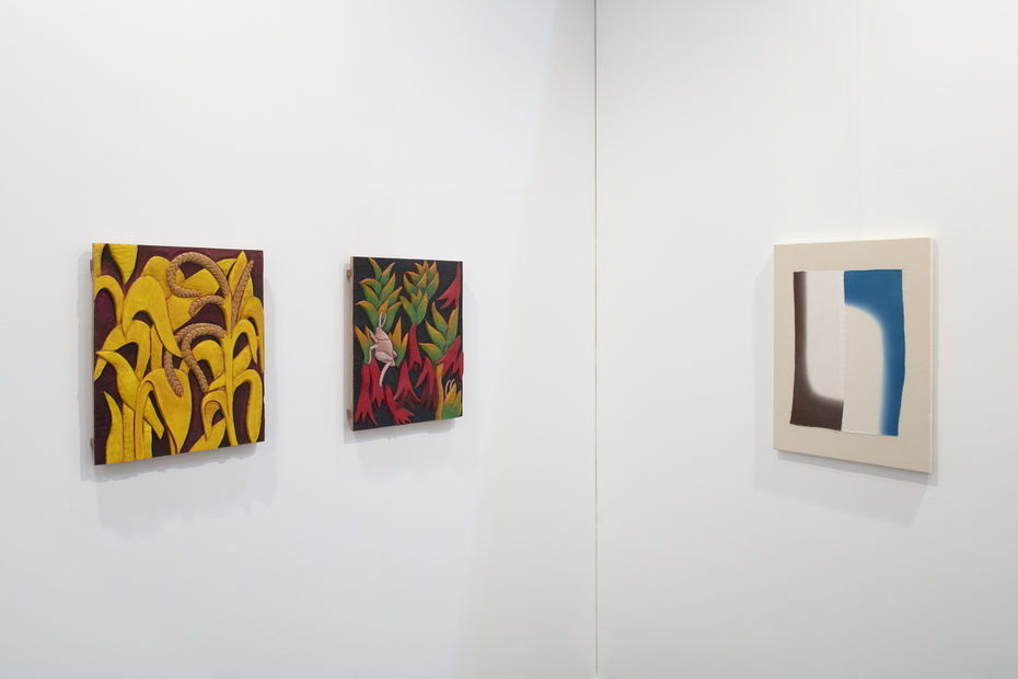 Installation view, Zona Maco 2022, Duo show by Alejandra Venegas and Paul Beumer