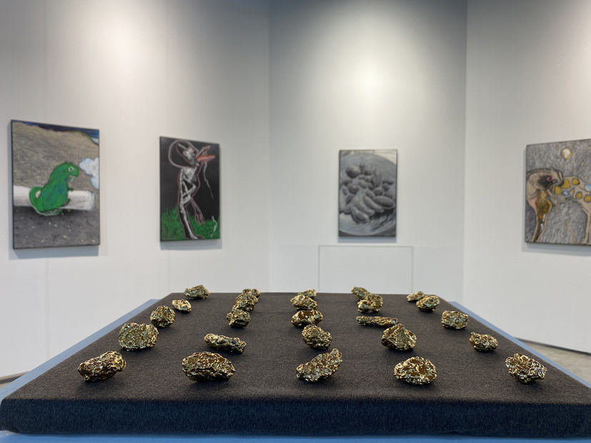 Installation view, SPARK Art Fair Vienna 2021, Solo show by Jacqueline de Jong