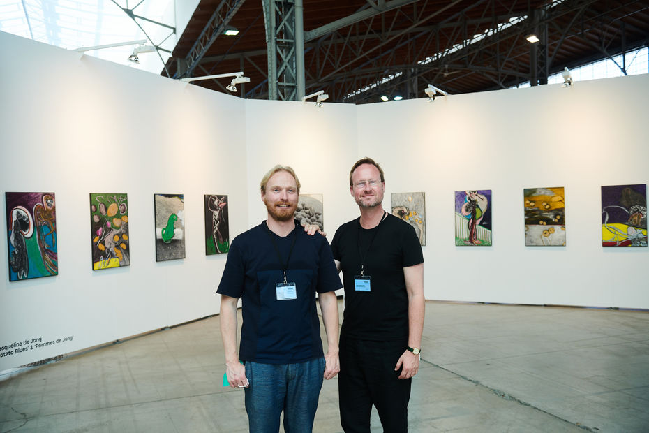 Installation view, SPARK Art Fair Vienna 2021, Solo show by Jacqueline de Jong