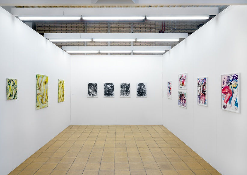 Installation view, Art Rotterdam 2017, Solo booth by Wieske Wester