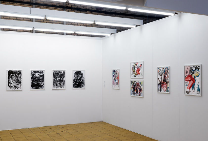 Installation view, Art Rotterdam 2017, Solo booth by Wieske Wester