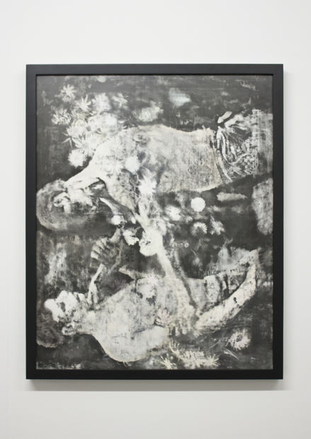 Installation view, SUNDAY Art Fair London 2016, Group exhibition by Paul Beumer, Lennart Lahuis and Raúl Ortega Ayala.