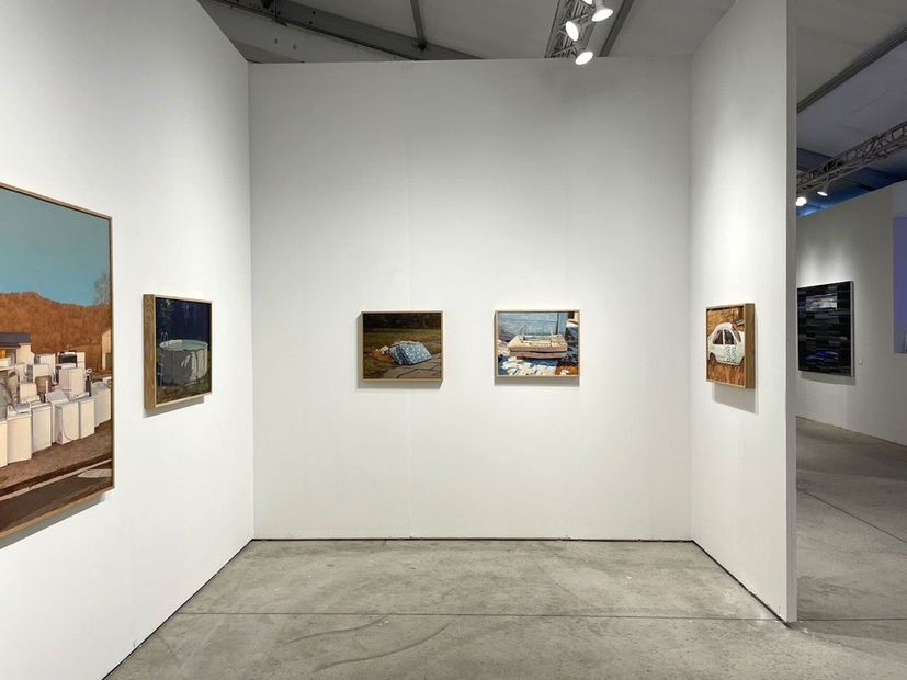 Installation view of the Hashimoto Contemporary booth, Art Miami 2022