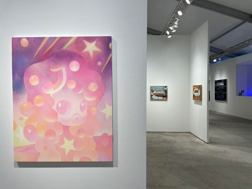 Installation view of the Hashimoto Contemporary booth, Art Miami 2022