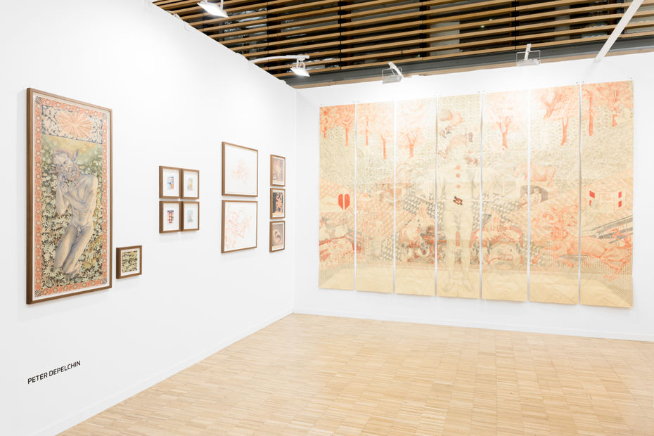 Husk Gallery's Booth 8C General Sector Drawing Now Paris 2025 - Artist in focus:Peter Depelchin