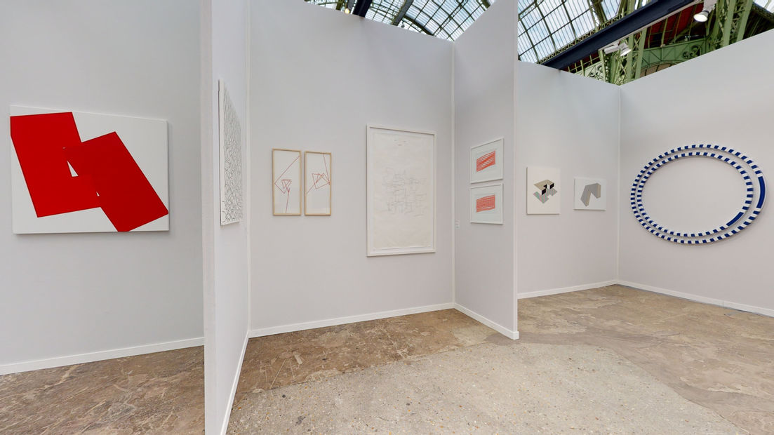 Vera Molnar + Olivier Petiteau + Gerhard Doehler @ Art Paris art fair 2020 - Grand-Palais