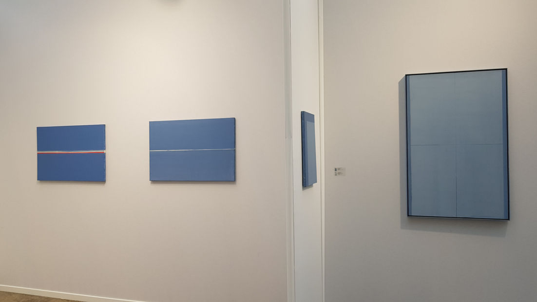 Geneviève Asse / solo-show @ Art Paris art fair 2018 - Grand-Palais