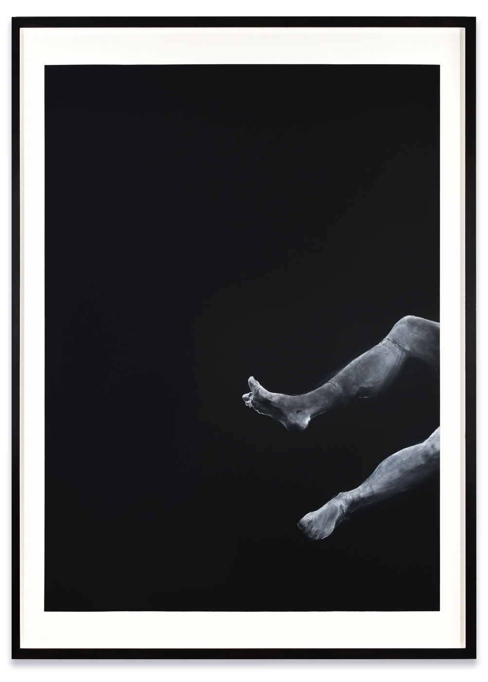 Also in the exhibition are a group of small collages from 2021 made in reference to the Greek god Pan...