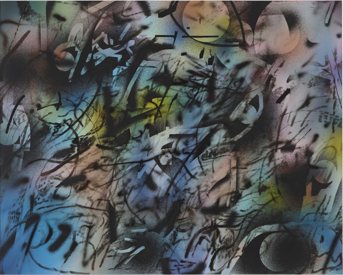 Julie Mehretu Among the Multitude XI, 2021