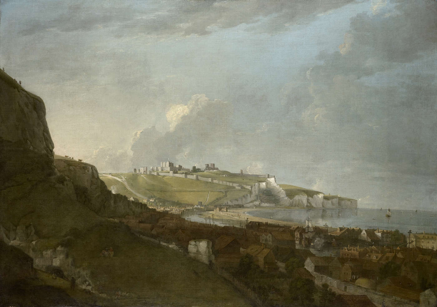 landscape painting or a view of Dover, Kent, by Richard Wilson (RA)