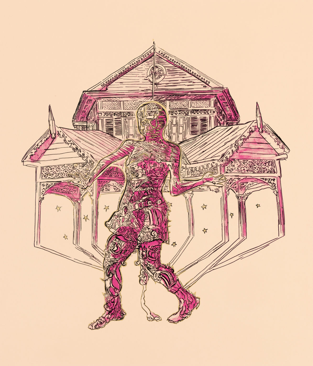 Hew Locke, Kings & Queens 5, 2025