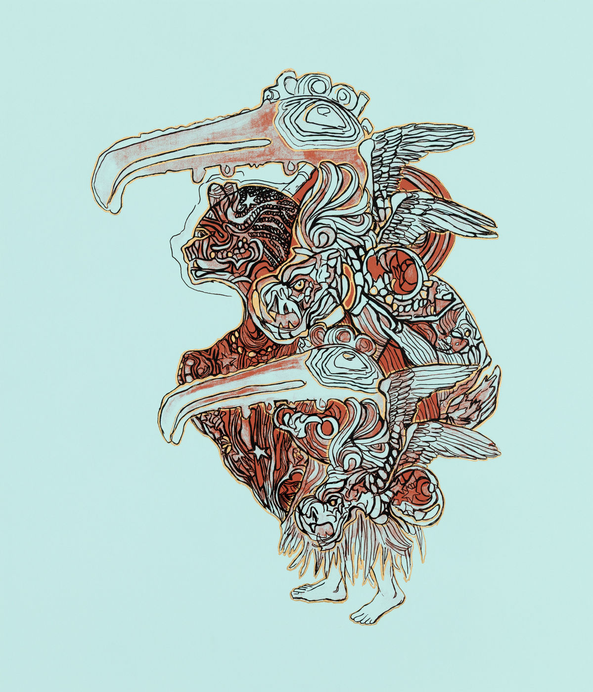 Hew Locke, Kings & Queens 11, 2025