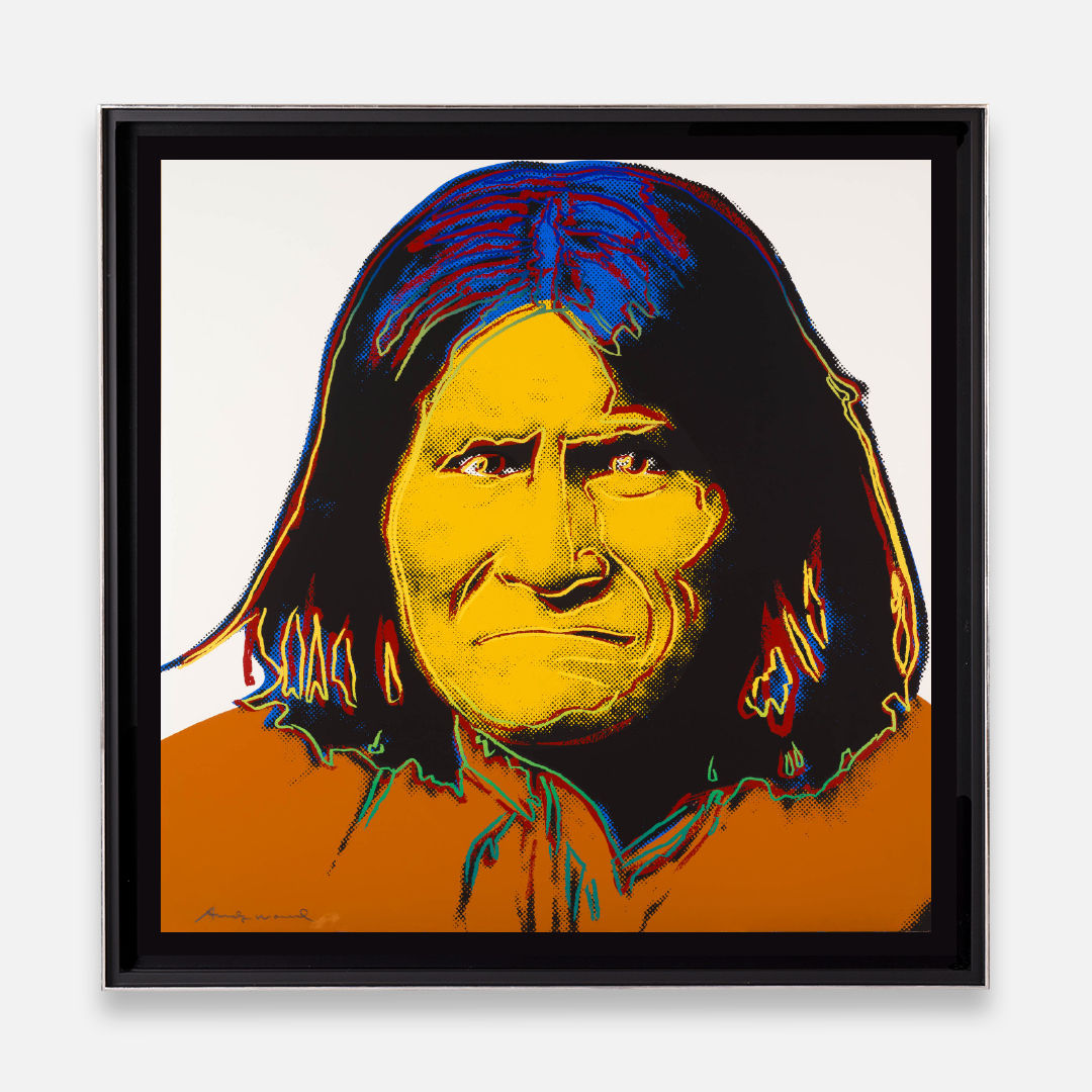 4. Despite Warhol asserting that he was apolitical, the portfolio draws attention to Native American causes