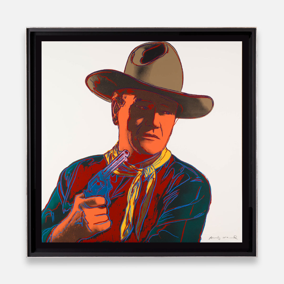 3. The series reflects Warhol’s fascination with the Western movie genre