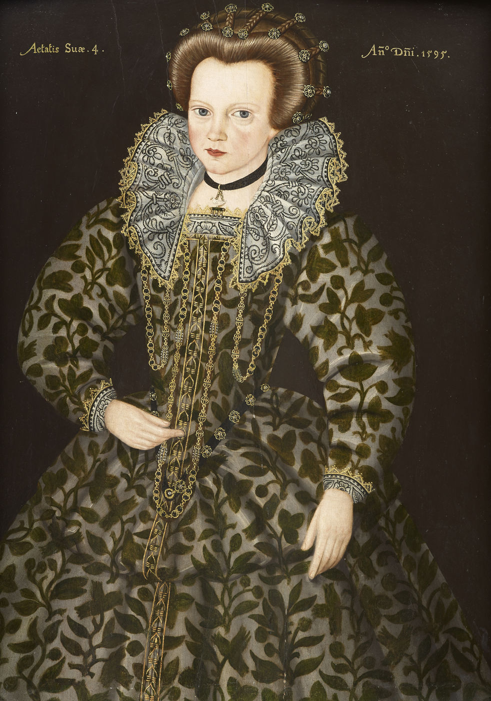 Young Girl Aged 3 Follower of Hieronimo Custodis
