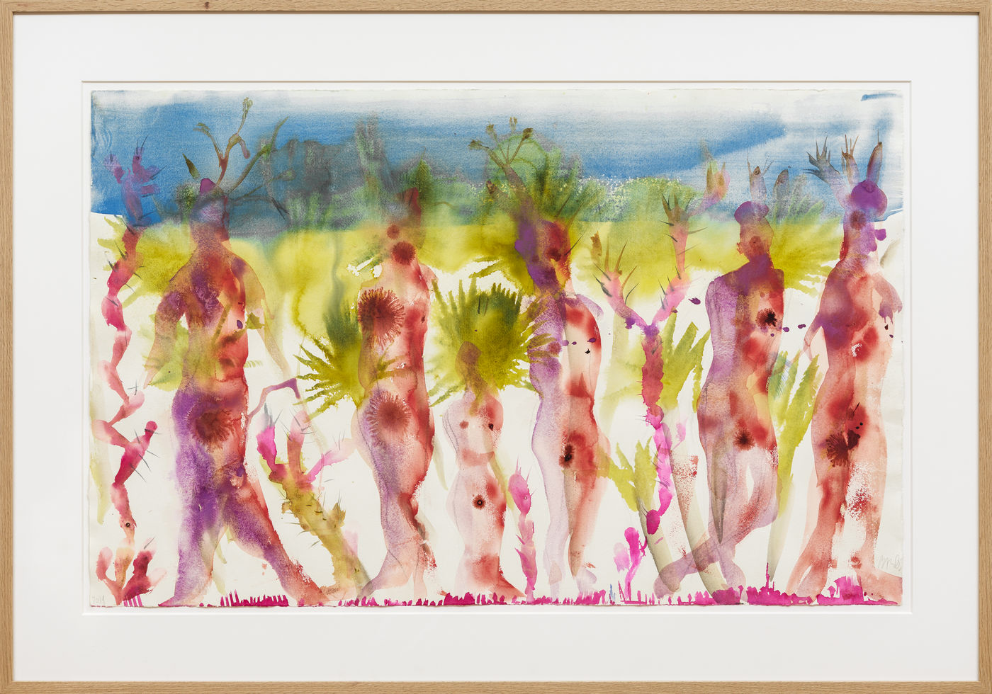 The artist's painterly approach becomes a form of metamorphosis that bridges different media: 'The subject of many of these works...