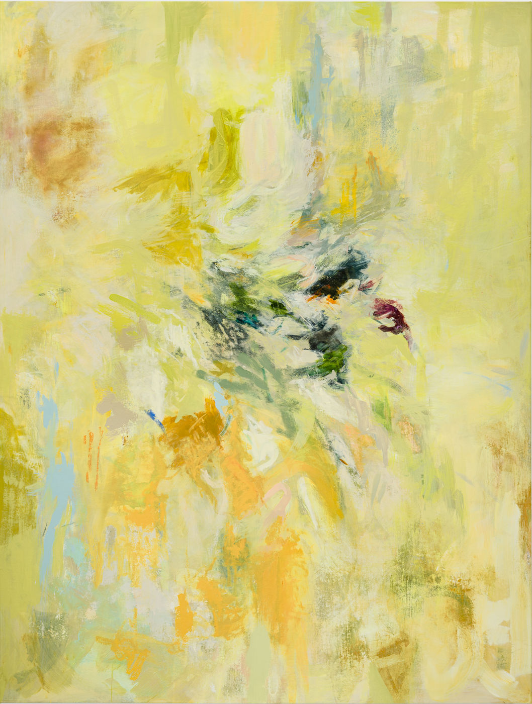 Rooney builds up her work in careful, intuitive layers of colour in which shapes and smears and angles, lines and...